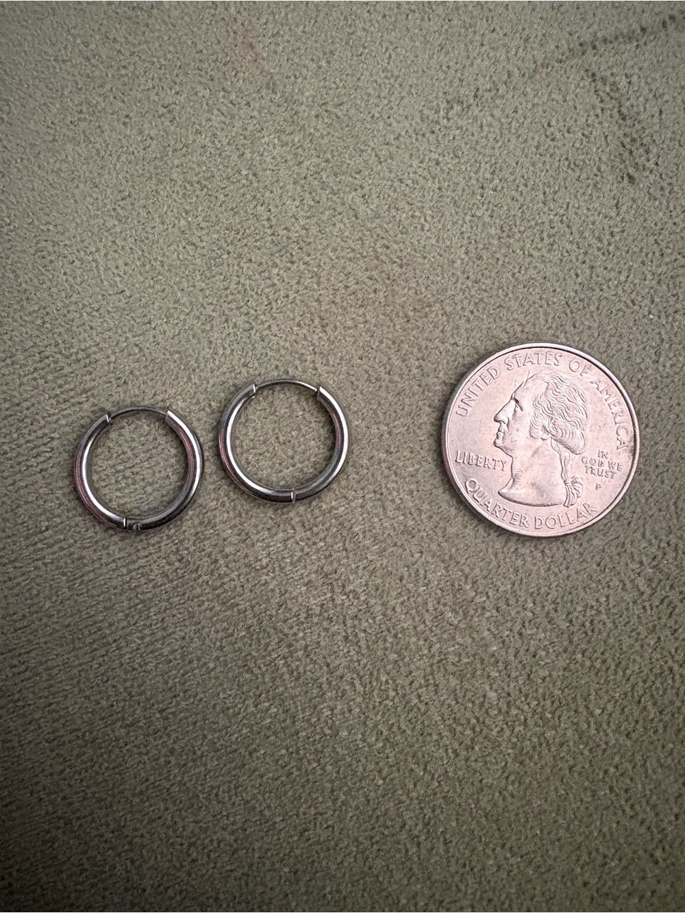 Silver Mini Hoop Earrings